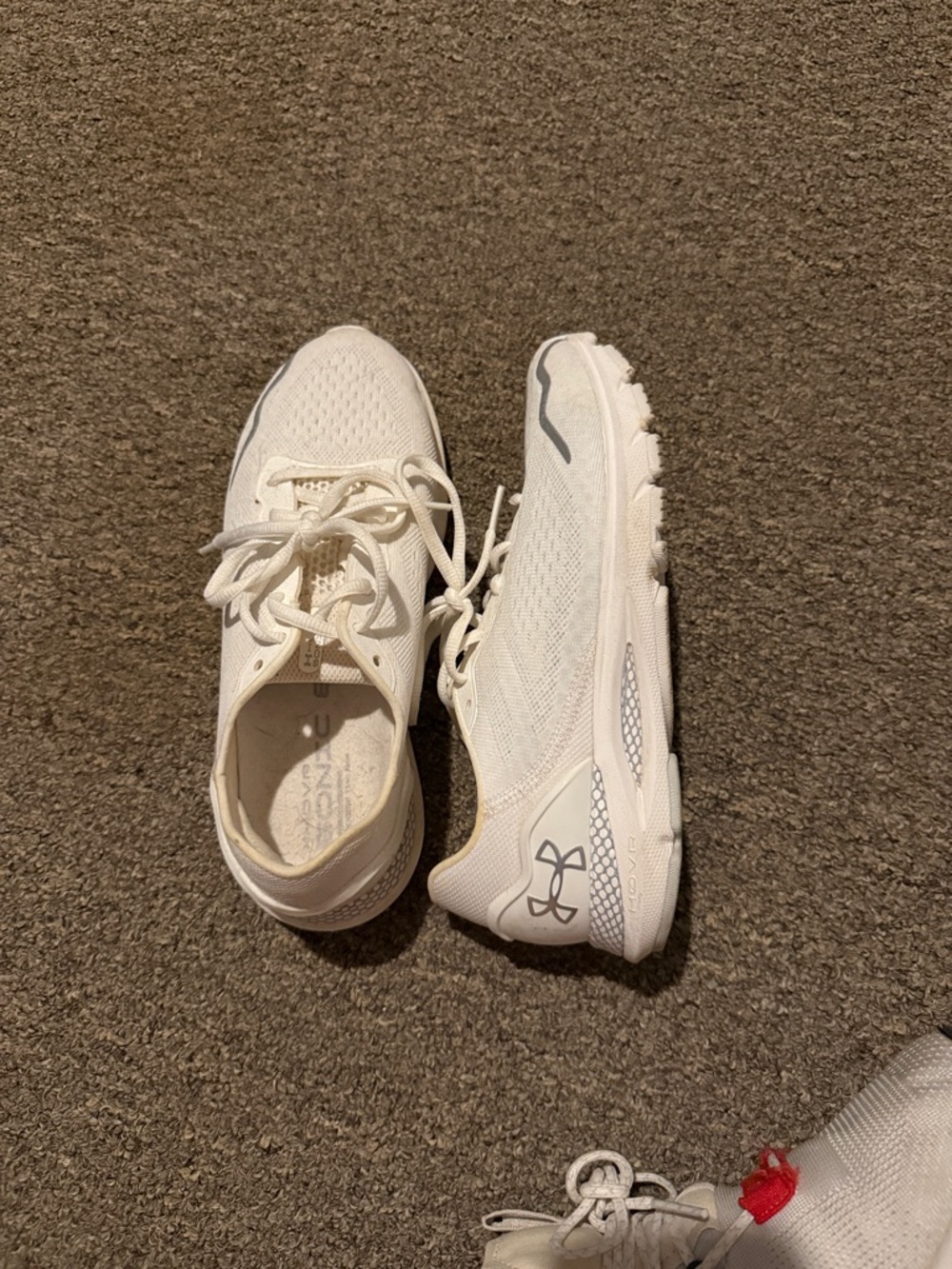 Under Armour Women's White Athletic Running Sneakers